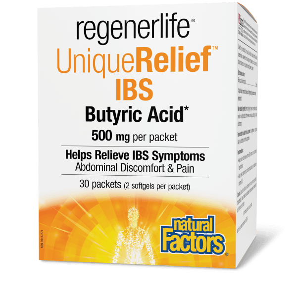 UniqueRelief™ IBS Butyric Acid 500 mg 30 Packets, image-hi-res