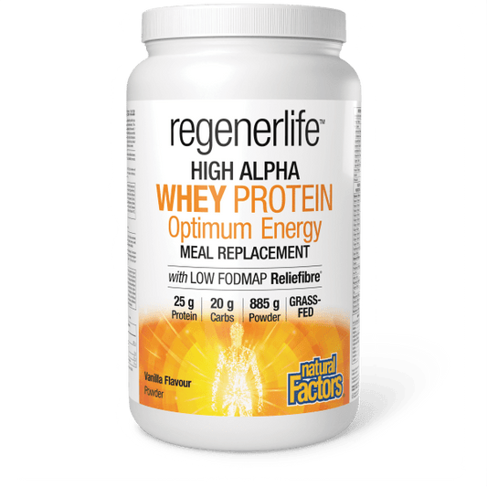 Regenerlife™ High Alpha Whey Protein Optimum Energy Meal Replacement    885 g Powder Vanilla Flavour, image-hi-res