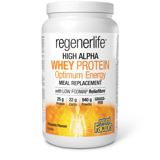 Regenerlife™ High Alpha Whey Protein Optimum Energy Meal Replacement    940 g Powder Chocolate Flavour, image-hi-res