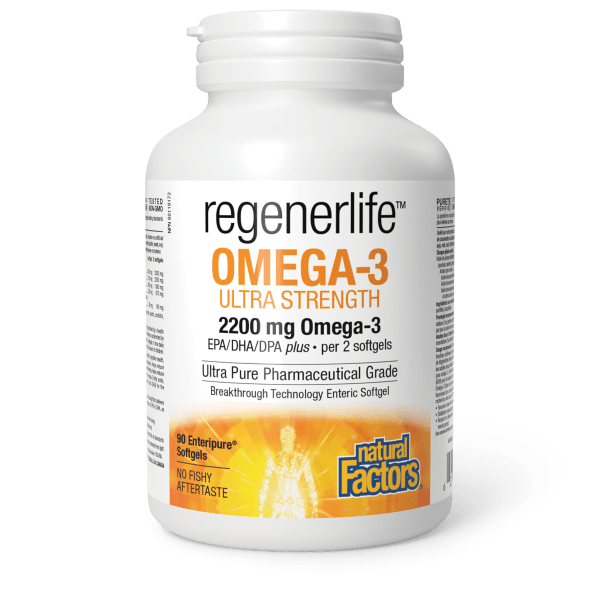 Omega-3 Ultra Strength  2200 mg  90 Enteripure® Softgels, image-hi-res