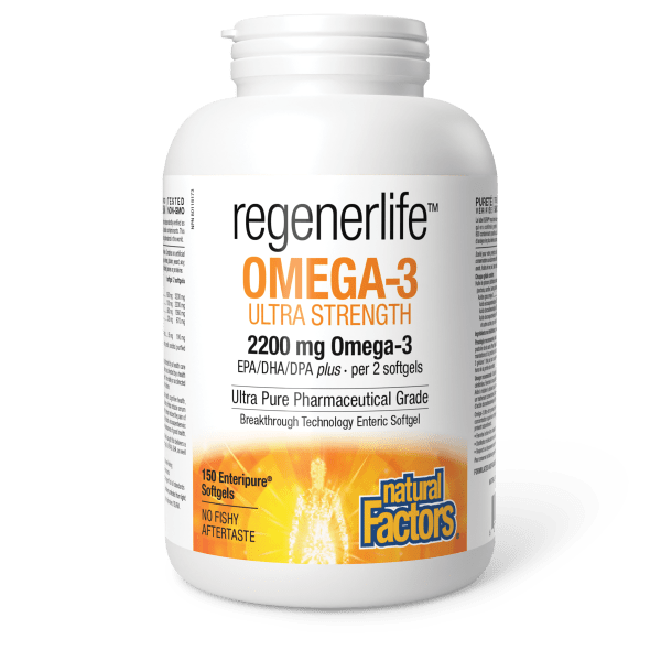 Omega-3 Ultra Strength  2200 mg  150 Enteripure® Softgels, image-hi-res