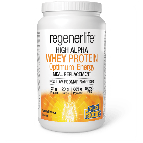 High Alpha Whey Protein, Vanilla Flavour, Regenerlife Product Image - SKU 1909