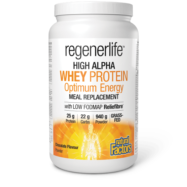 High Alpha Whey Protein, Chocolate Flavour, Regenerlife Product Image - SKU 1910