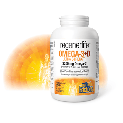 Omega-3+D Ultra Strength, Regenerlife, image-lifestyle