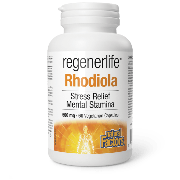 Rhodiola 500 mg, Regenerlife Product Image - SKU 1920