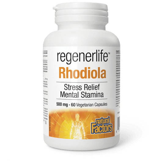 Rhodiola 500 mg, Regenerlife Product Image - SKU 1920