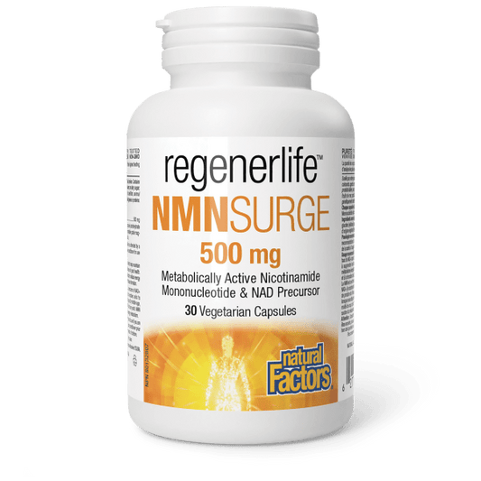 NMNSurge 500 mg, Regenerlife Product Image - SKU 1926